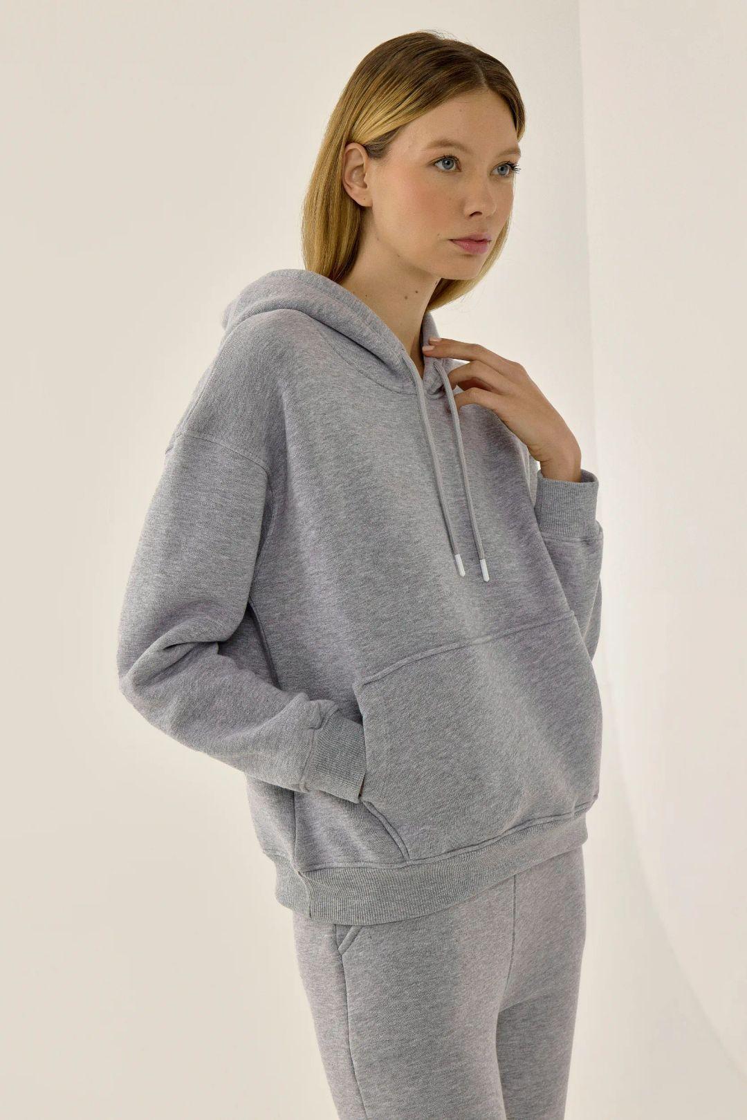 Relaxed Fit Cotton Sweatshirt with Pocket by HICCUP