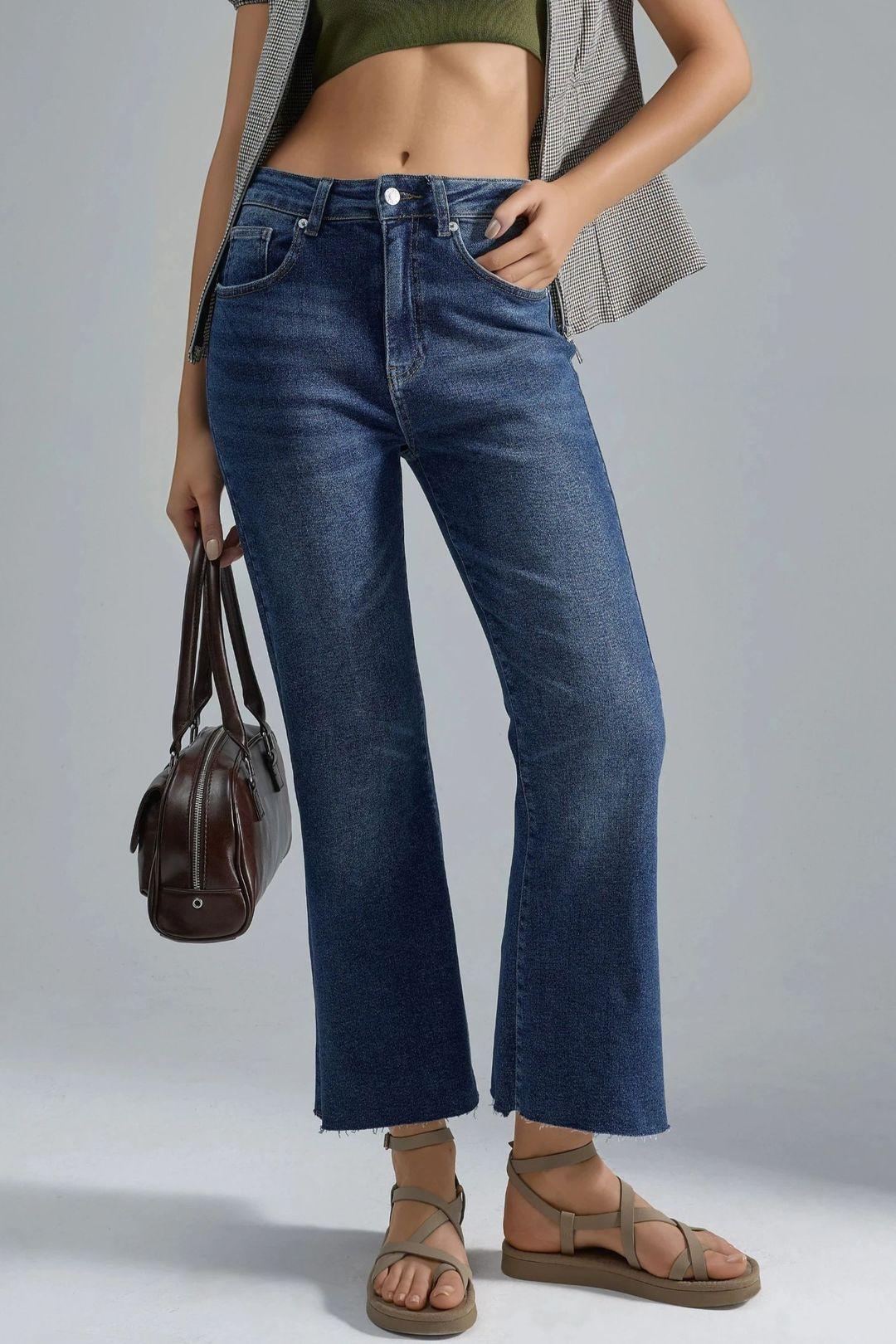 SQUALO High Waist Bootcut Flare Jeans by HICCUP