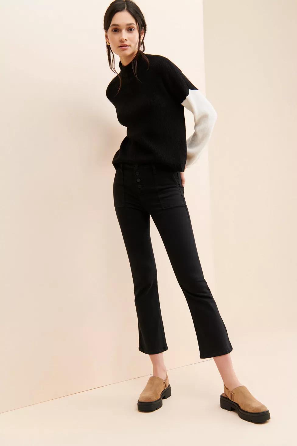 Hidden Jean Utility Crop Flare Jean by HIDDEN JEANS