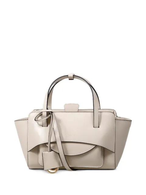 Flap S Premiere top handle tote bag by HIDESINS