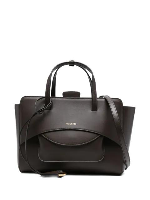 small leather tote bag by HIDESINS