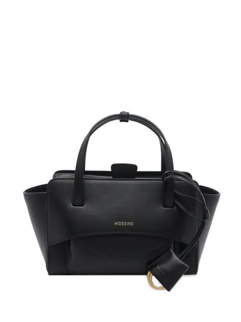 small logo-print flap tote bag by HIDESINS