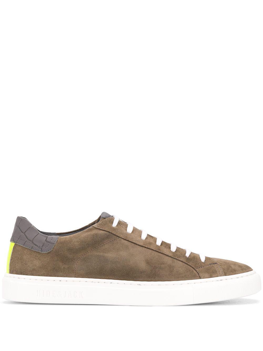 Essence Oil lace-up sneakers by HIDE&JACK