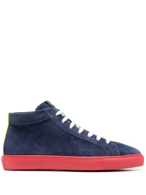 Oil high-top sneakers by HIDE&JACK