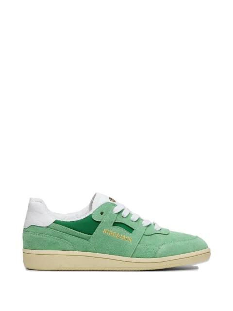 Shaggy suede panelled sneakers by HIDE&JACK