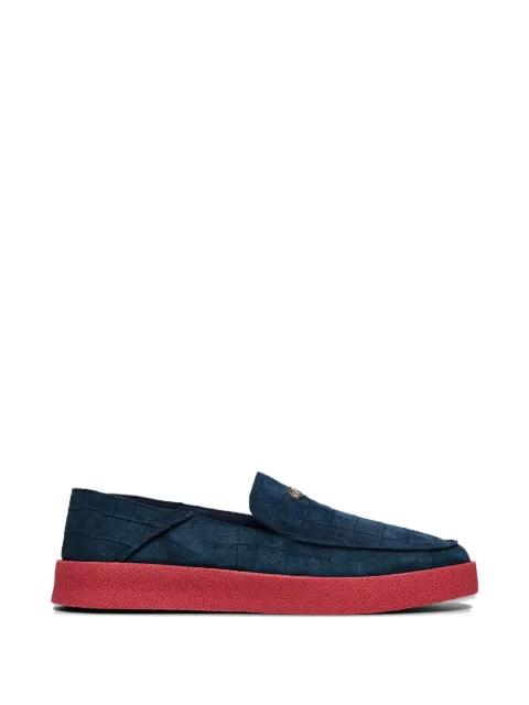 crocodile-effect slip-on sneakers by HIDE&JACK