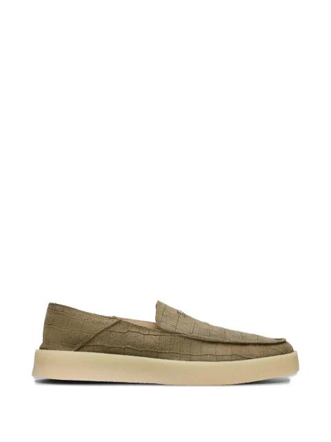 crocodile-effect sneakers by HIDE&JACK
