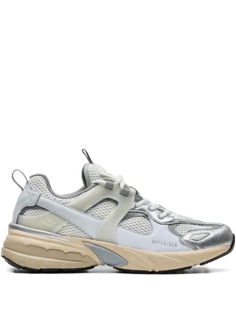 metallic-effect mesh sneakers by HIDE&JACK