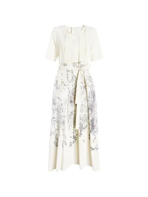 Celt belted midi dress by HIGH