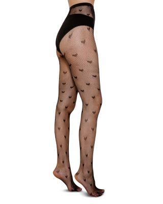 Sweetheart Fishnet Tights by HIGH HEEL JUNGLE