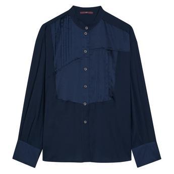 SB LS GIZMO SATIN BLOUSE by HIGH