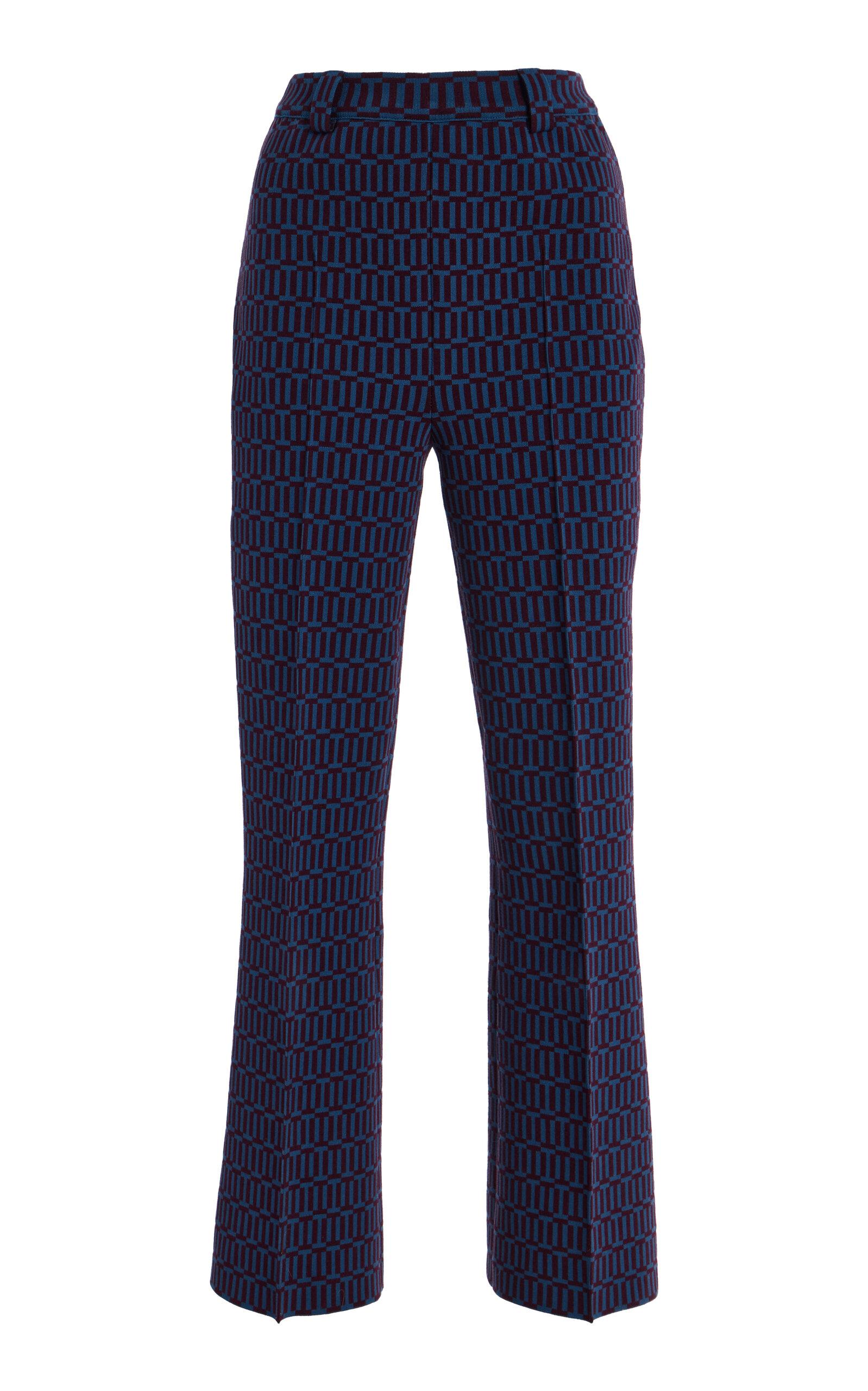 High Sport Charlie Cotton-Blend Geo-Jacquard Flared Pants - Moda Operandi by HIGH SPORT High Sport Charlie Cotton-Blend Geo-Jacquard Flared Pants - Moda Operandi by HIGH SPORT