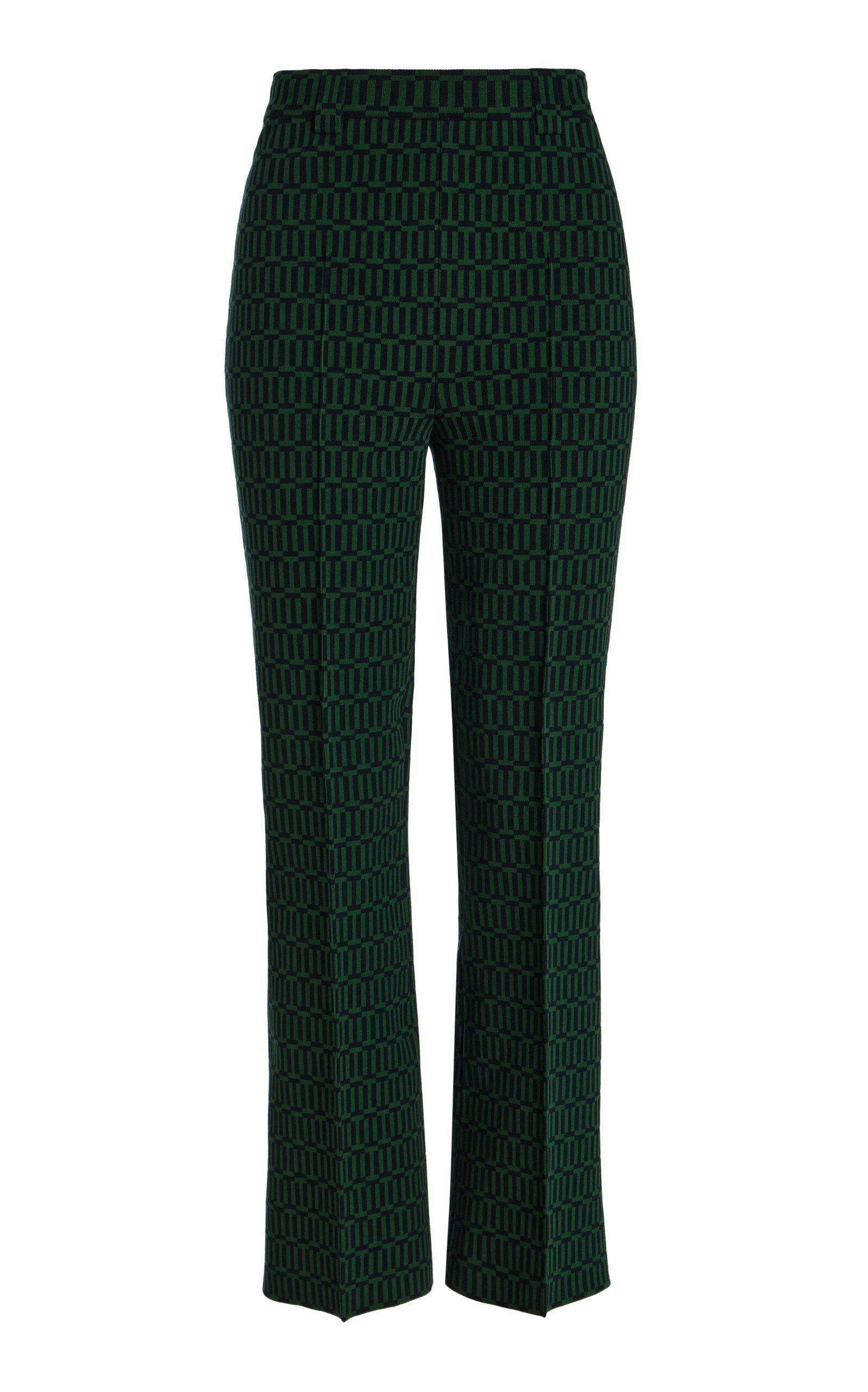 High Sport Charlie Geo-Jacquard Flared Pants - Moda Operandi by HIGH SPORT