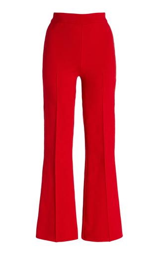 High Sport Kick Stretch-Cotton Knit Cropped Flared Pants - Moda Operandi by HIGH SPORT