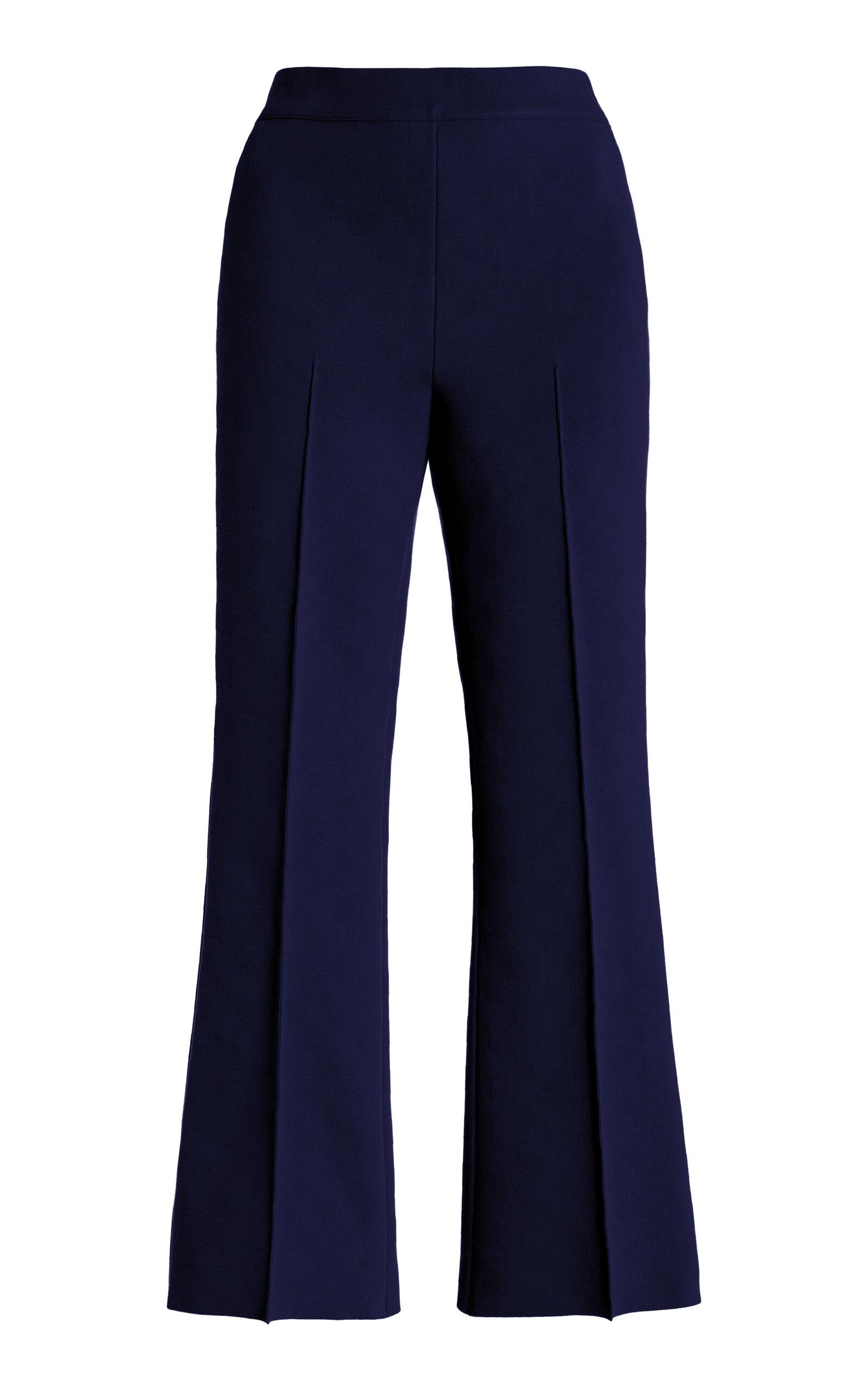 High Sport Long Kick Flared Stretch-Cotton Knit Pants - Moda Operandi by HIGH SPORT