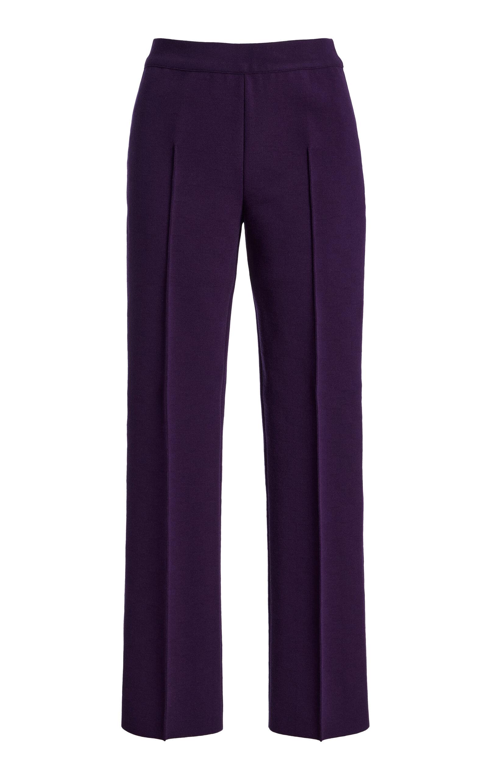 High Sport Louis Wool-Blend Knit Cropped Pants - Moda Operandi by HIGH SPORT