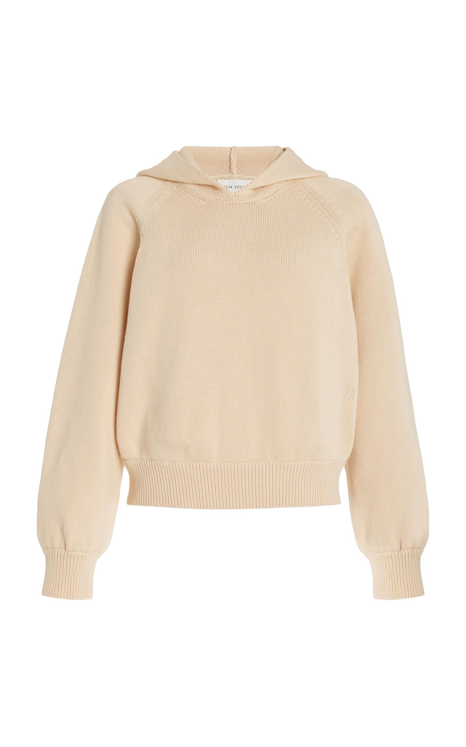 High Sport Park Hooded Knit Cotton Sweater - Moda Operandi by HIGH SPORT