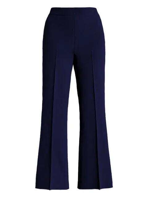 Kick pleated-front flared trousers by HIGH SPORT