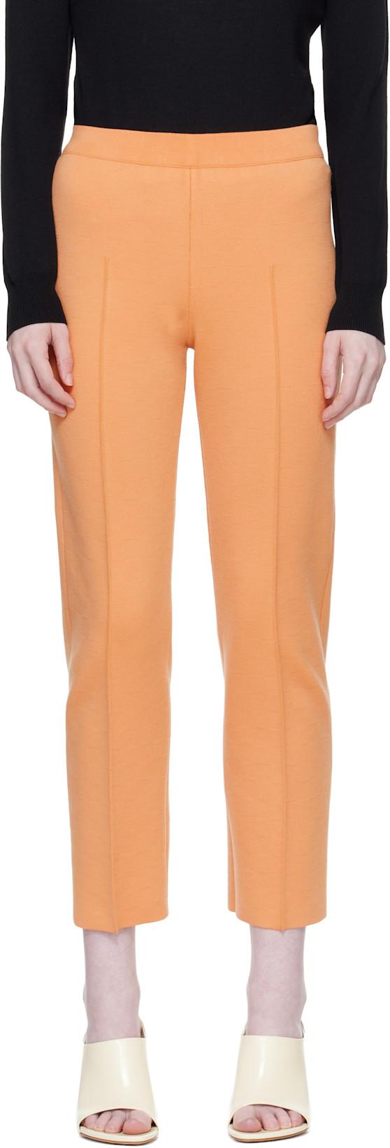 Orange Merino Louis Trousers by HIGH SPORT
