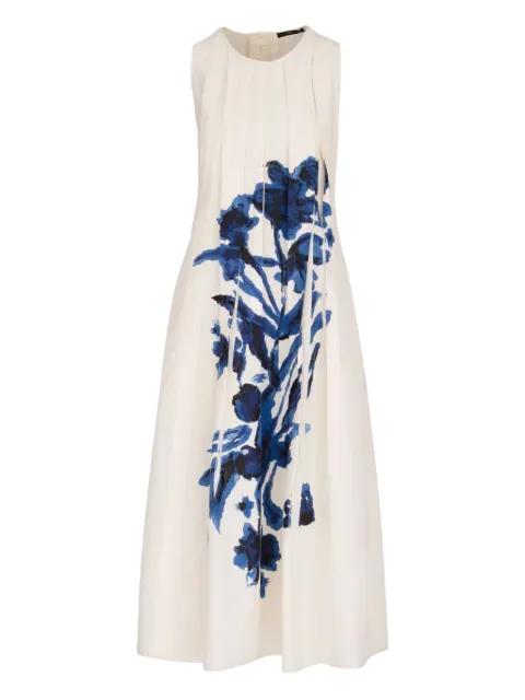 floral-print pleated dress by HIGH