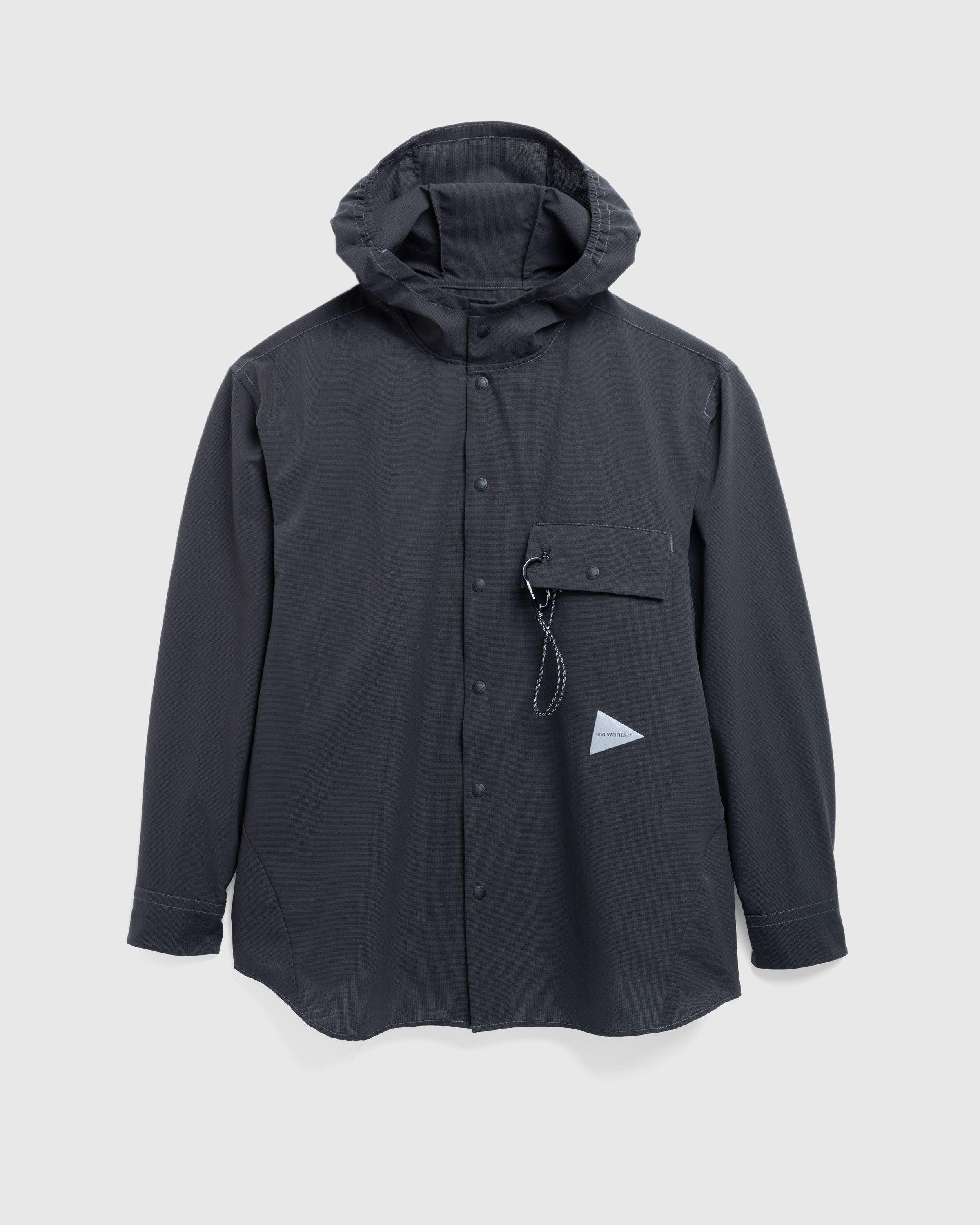 And WanderDry Breathable Hoodie Charcoal by HIGHSNOBIETY