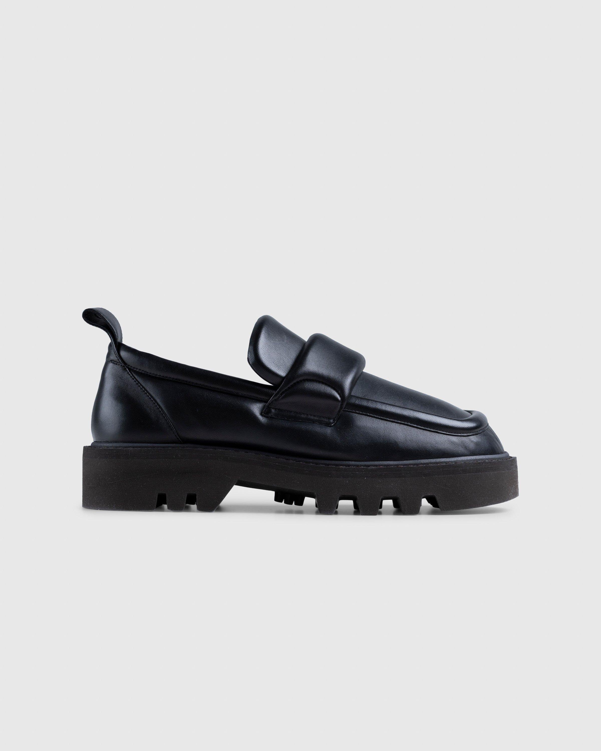 Dries van NotenPadded Leather Loafers Black by HIGHSNOBIETY