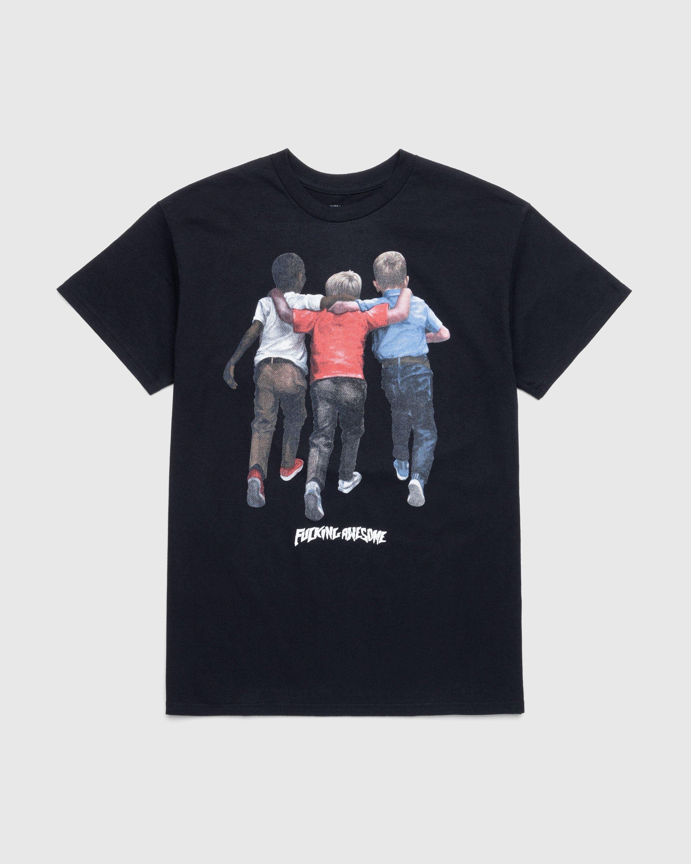 Fucking AwesomeKids Are Alright Tee Black by HIGHSNOBIETY