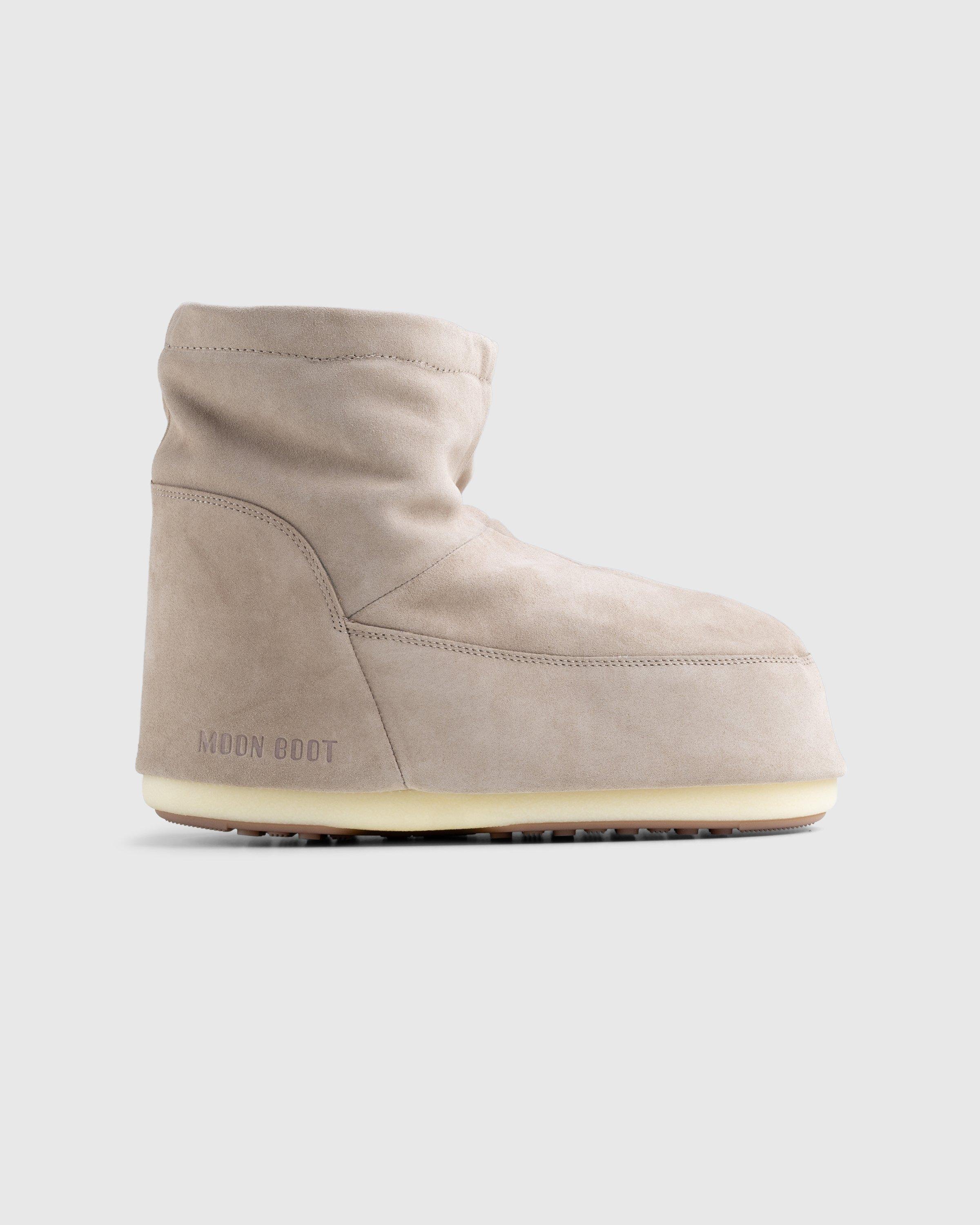 Moon BootIcon Low No Lace Boots Sand Suede by HIGHSNOBIETY