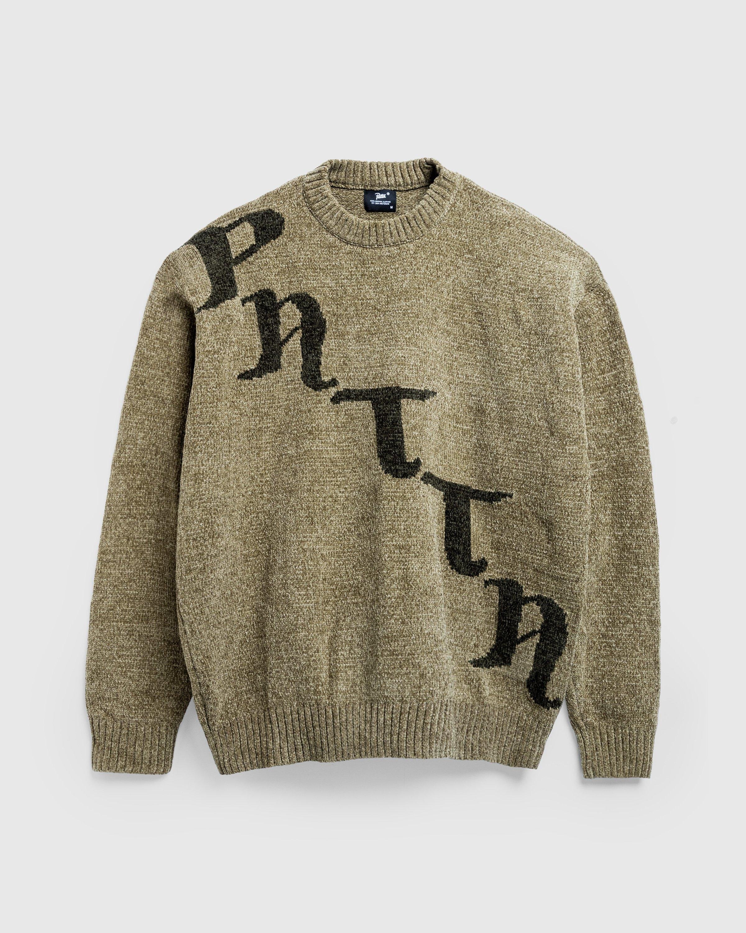 PattaChenille Knitted Sweater Sage by HIGHSNOBIETY