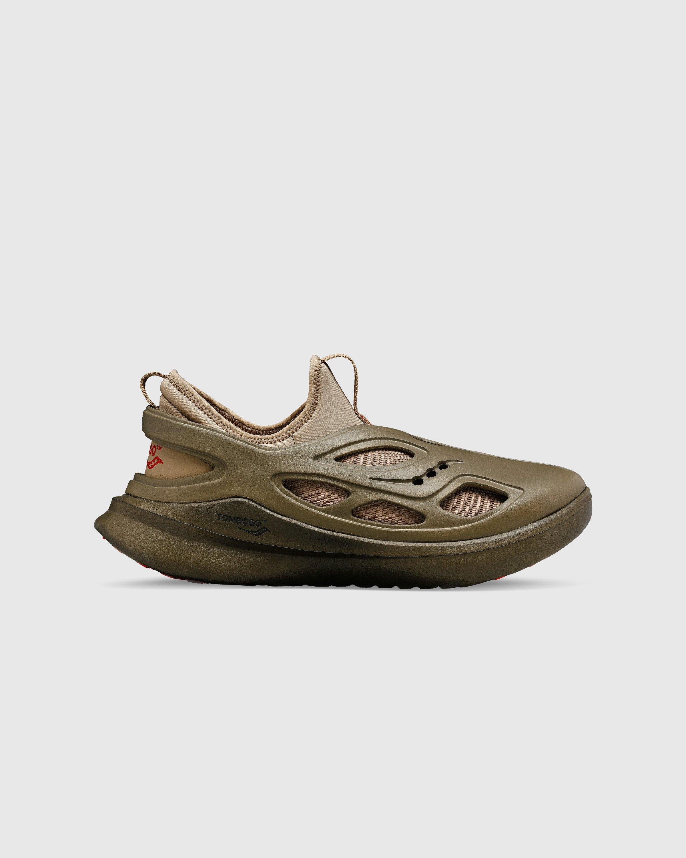 TOMBOGO x SauconyButterfly Boulder Brown by HIGHSNOBIETY