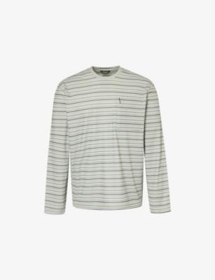Striped Long-Sleeve Stretch-Jersey Top by HIKING PATROL