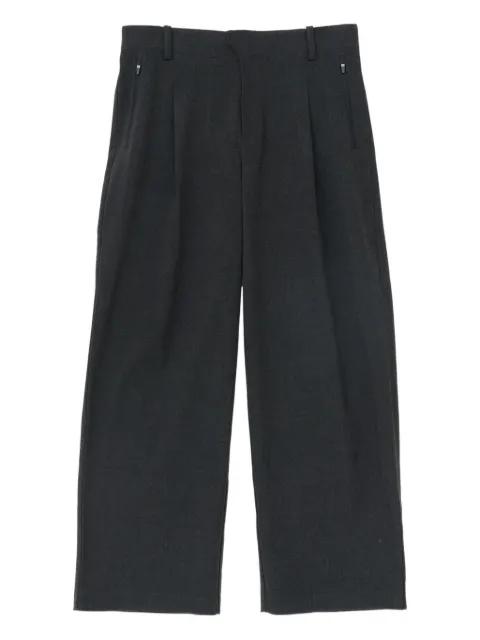 pleated trousers by HIKING PATROL