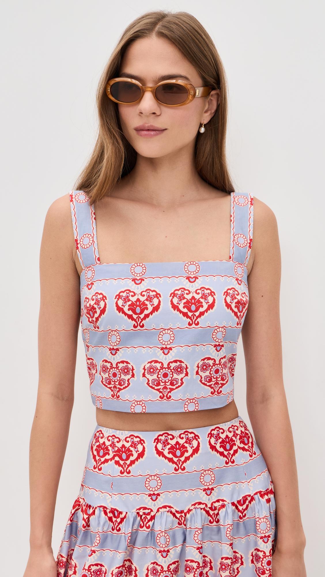 The Clara Crop Top by HILL HOUSE HOME
