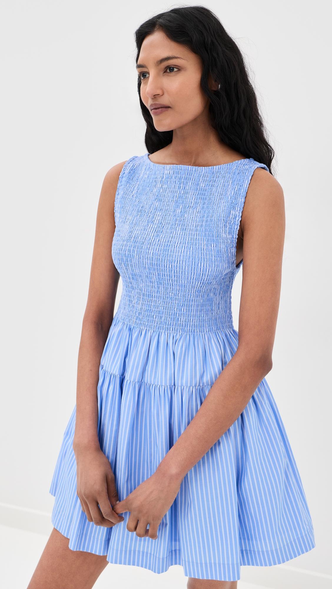 The Cosima Smocked Mini Dress by HILL HOUSE HOME