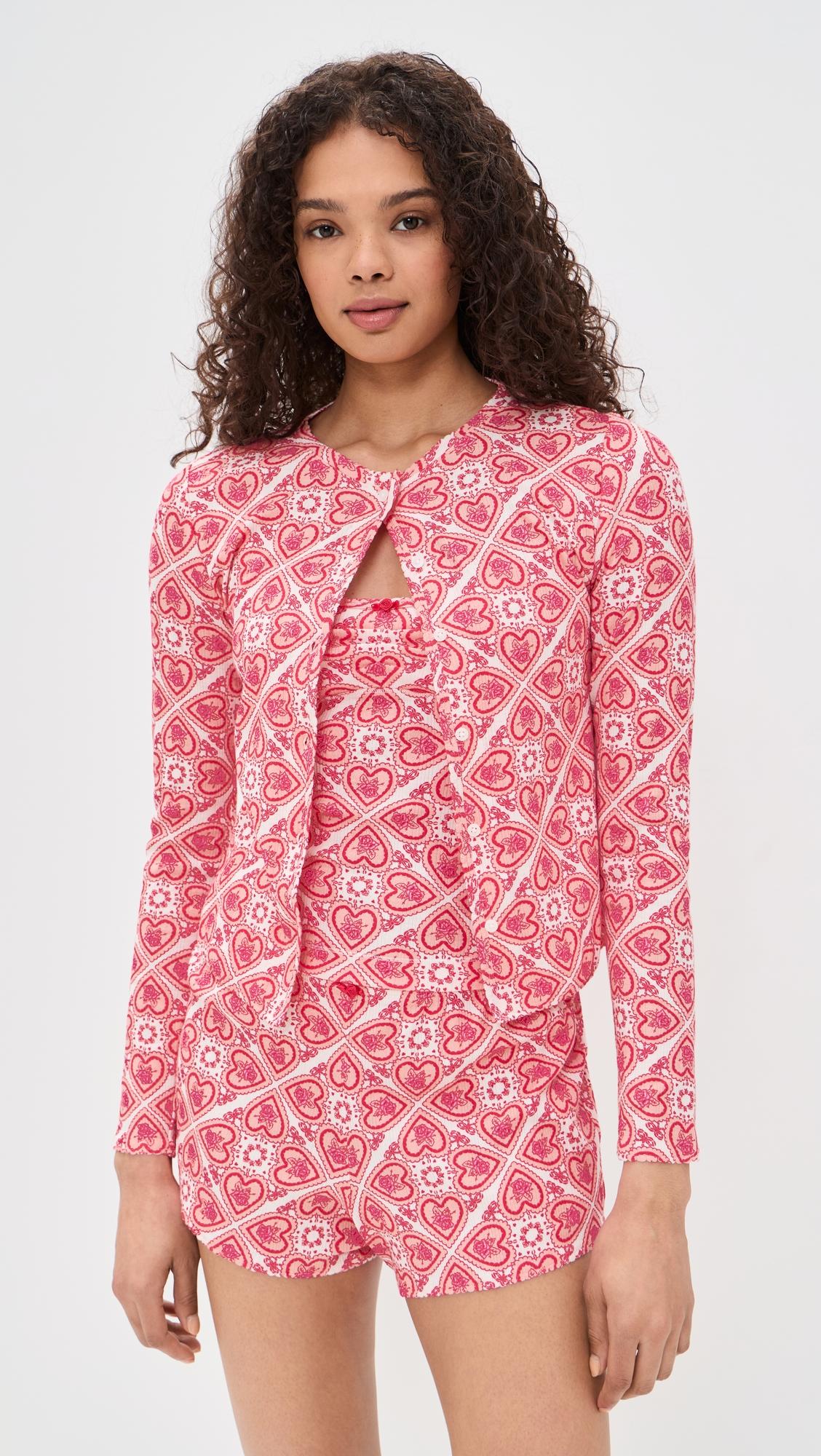 The Kaelie Pointelle Cardigan by HILL HOUSE HOME