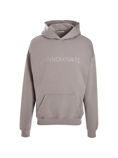 rubberised-print hoodie by HINNOMINATE
