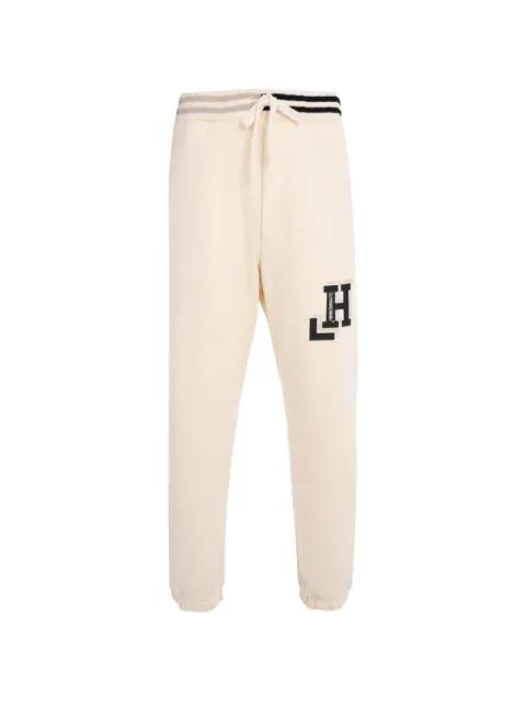 striped-waistband track pants by HINNOMINATE