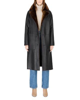 Zira Reversible Shearling Coat by HISO