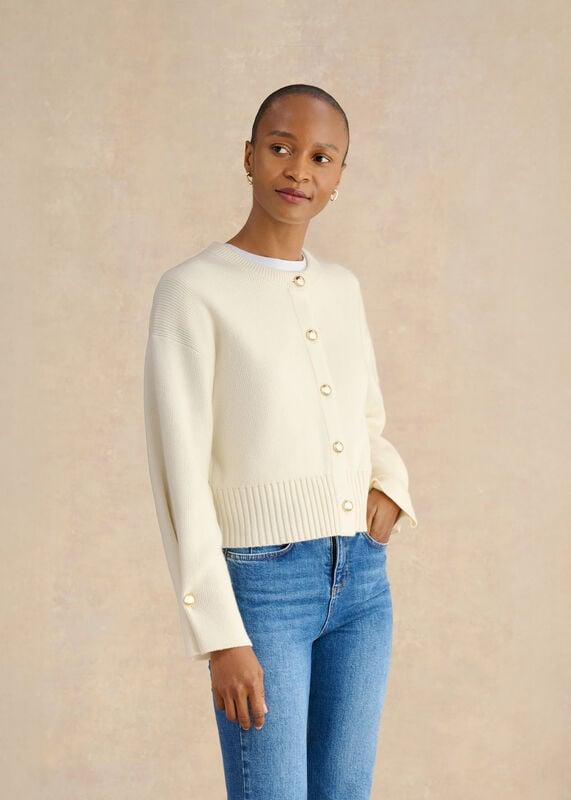 Abbott Cotton Knitted Cardigan by undefined Abbott Cotton Knitted Cardigan by undefined