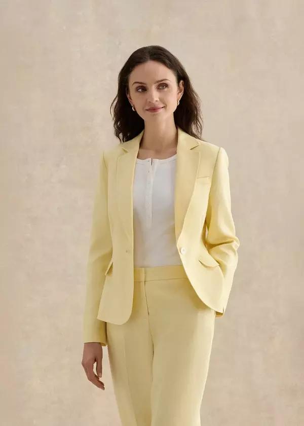 Adalee Linen Jacket by HOBBS