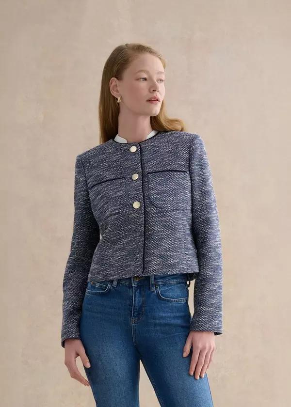 Aleena Tweed Blazer by HOBBS