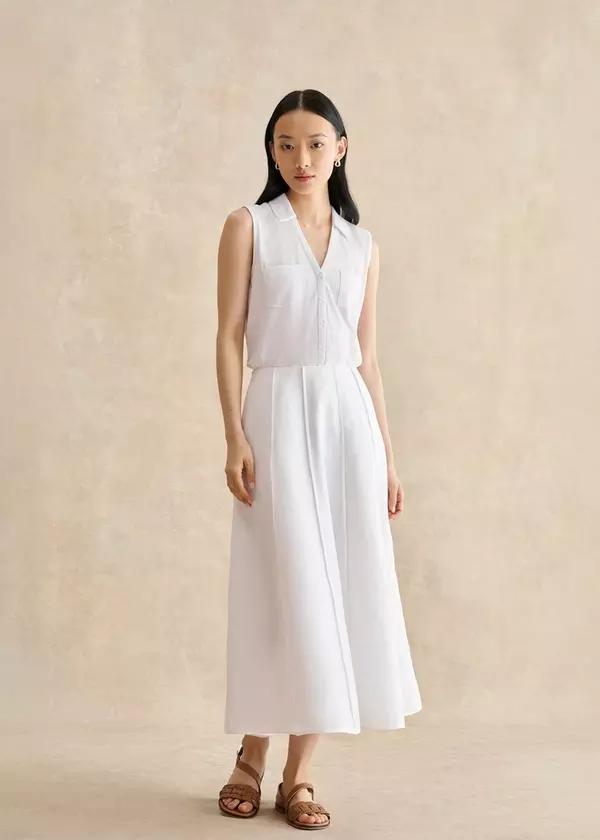 Alice Linen Skirt by HOBBS