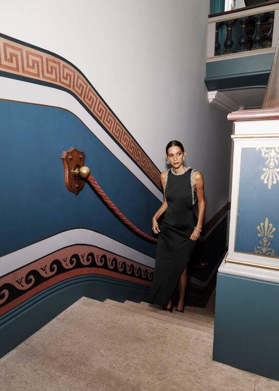 Angelina Trimmed Column Maxi Dress by HOBBS