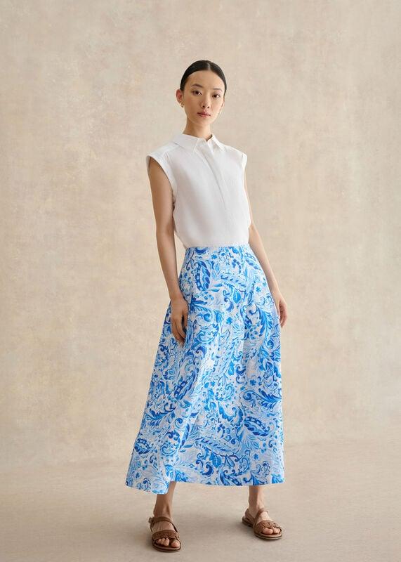 Antonella Cotton Skirt by HOBBS