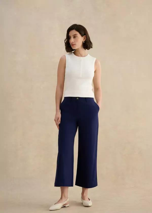 Clemmie Wide Leg Trousers by HOBBS