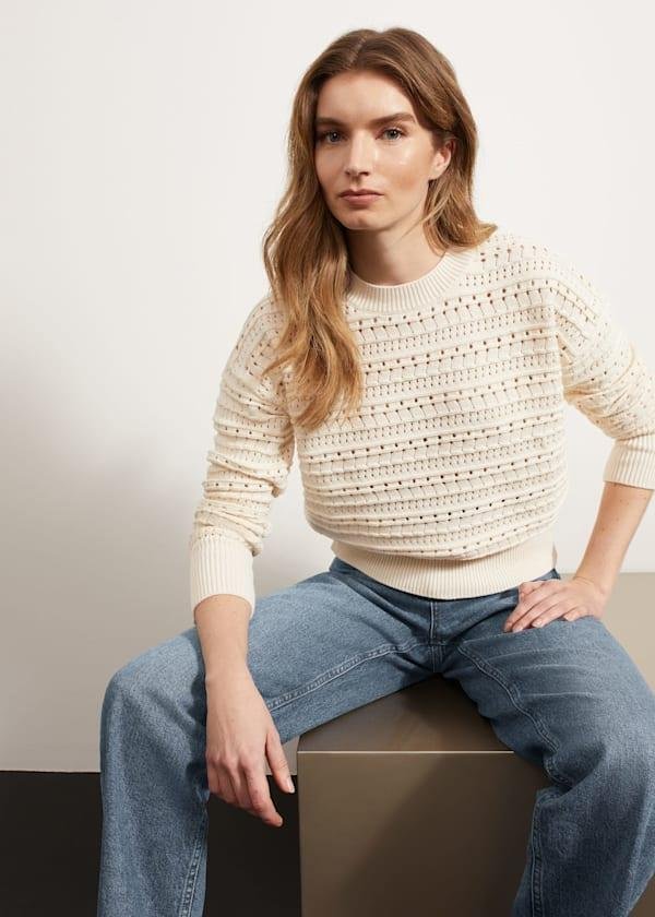Colemere Cotton Jumper by HOBBS