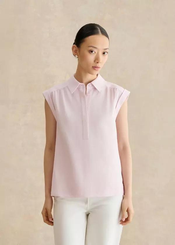 Dahlia Linen Blend Shirt by HOBBS
