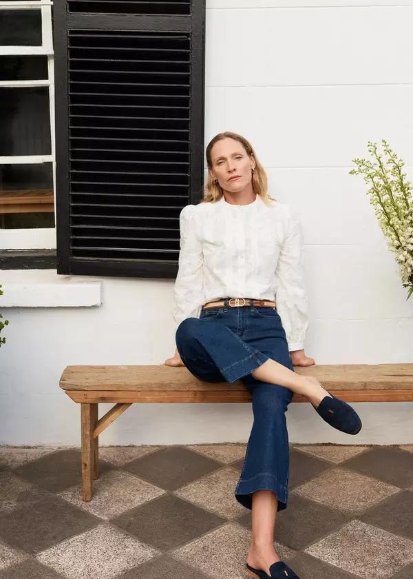 Fallon Cotton Embroidery Blouse by HOBBS
