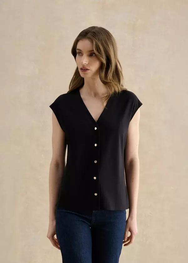 Hayley Button Front Top by HOBBS