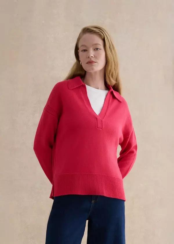 Jamie Polo Cotton Jumper by HOBBS